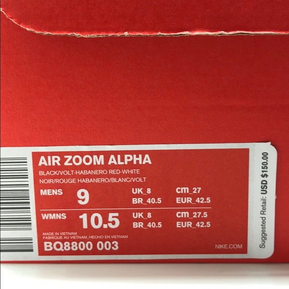 Nike Air Zoom Alpha Retro Men Women - Picture 6 of 7
